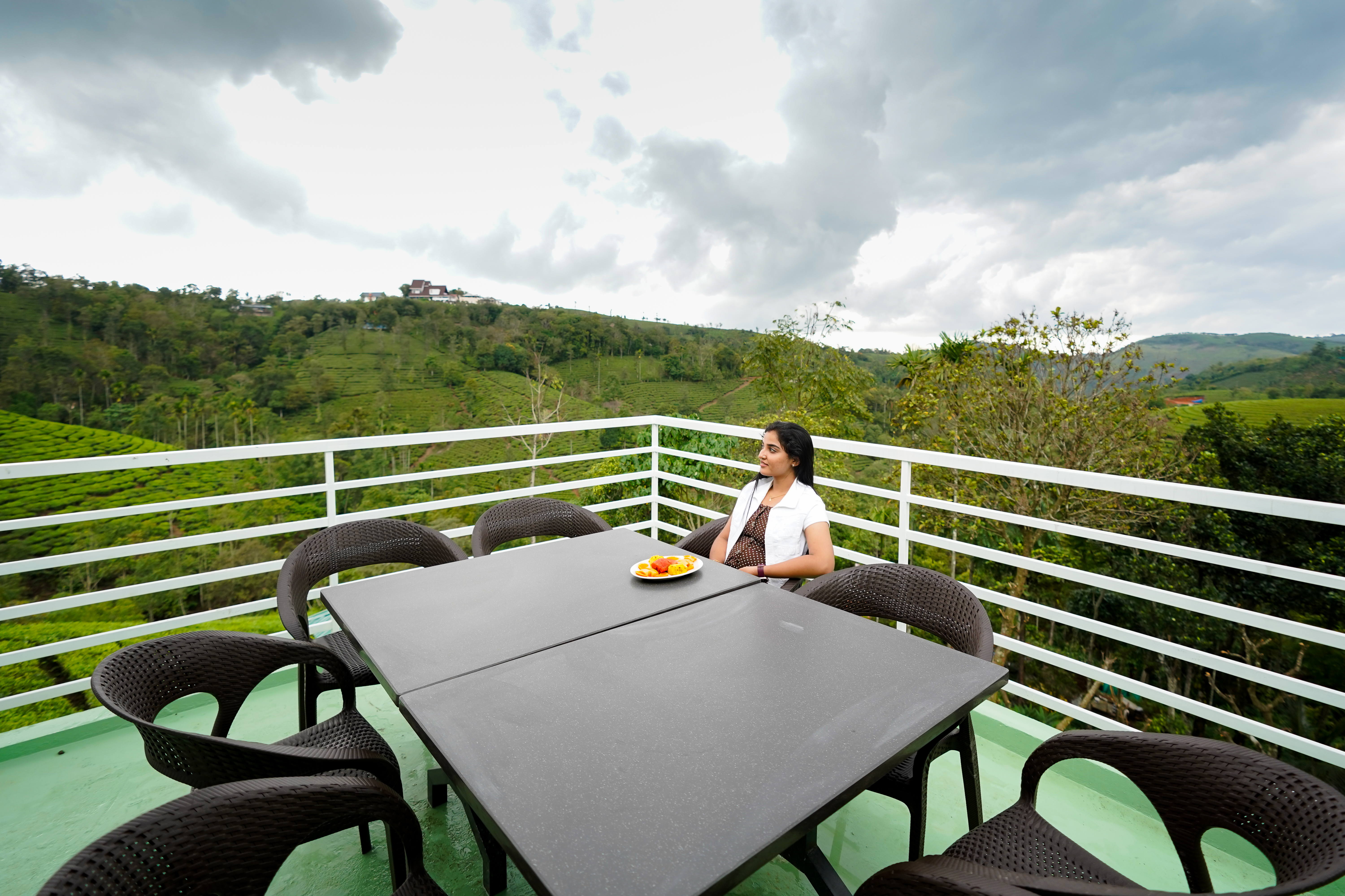 Beautifully appointed bedroom at villa in Vagamon - SereniTea Villa resort