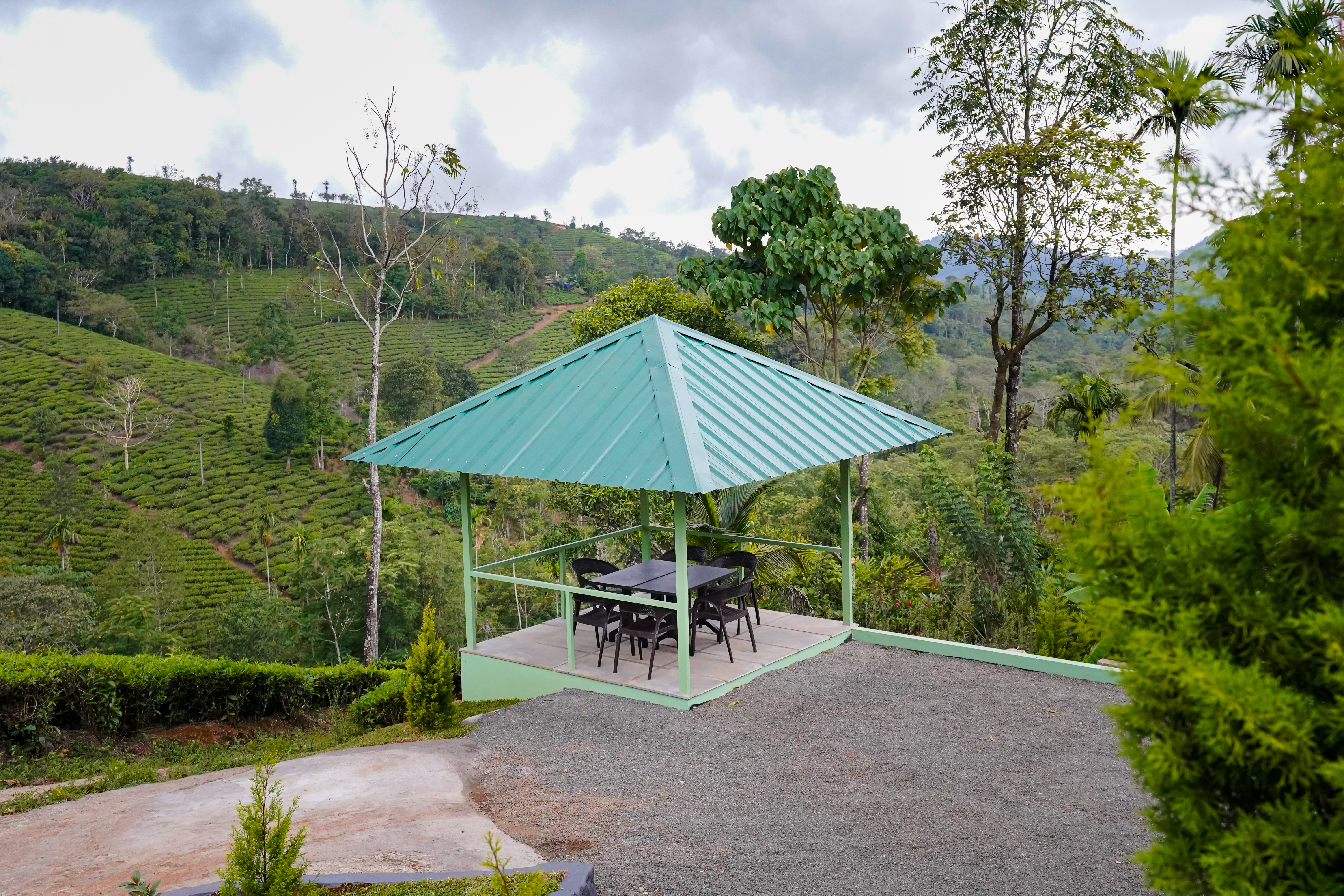 Premium villa in Vagamon - SereniTea Villa resort surrounded by lush green tea plantations, ideal for Vagamon group stay